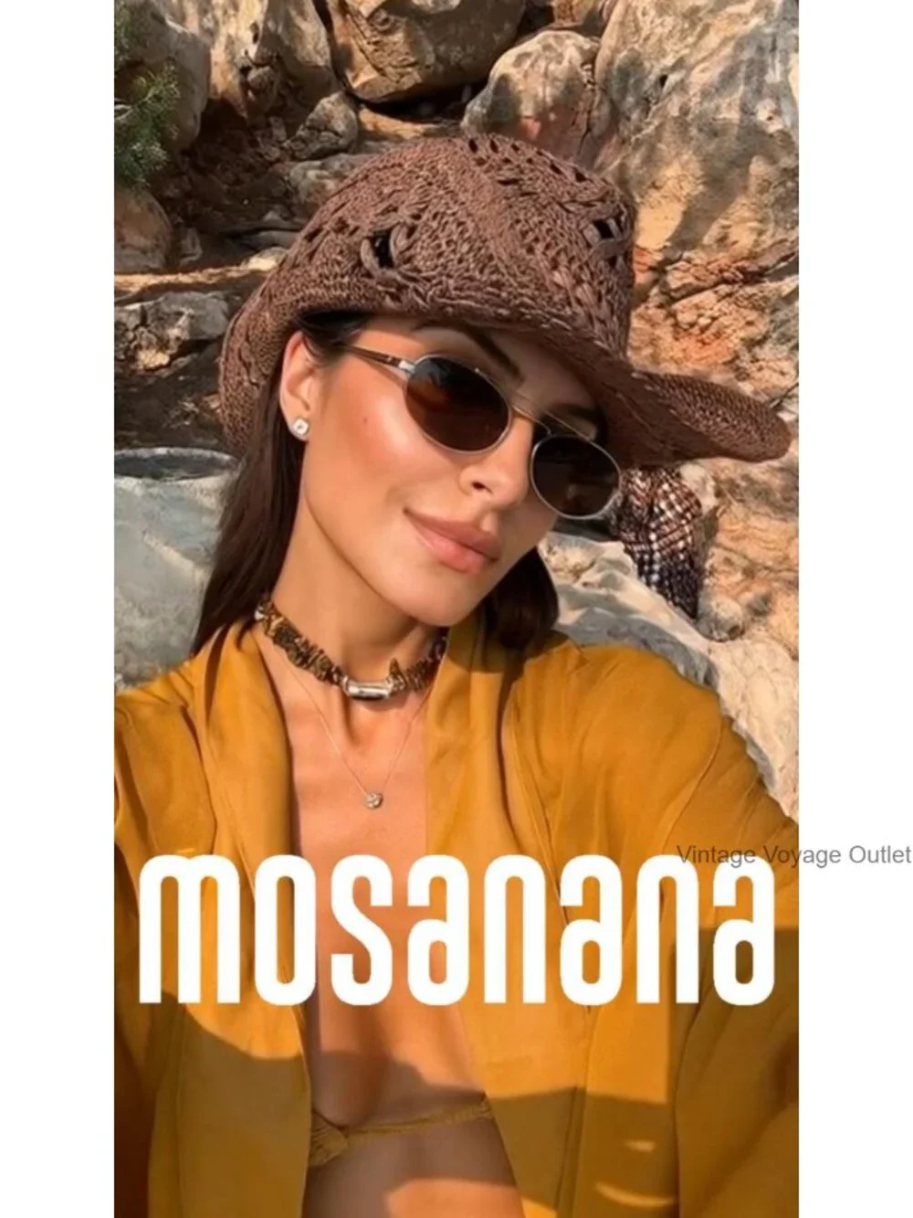 Retro Oval Sunglasses for Women 90s Style Double Bridge Metal Frame UV400